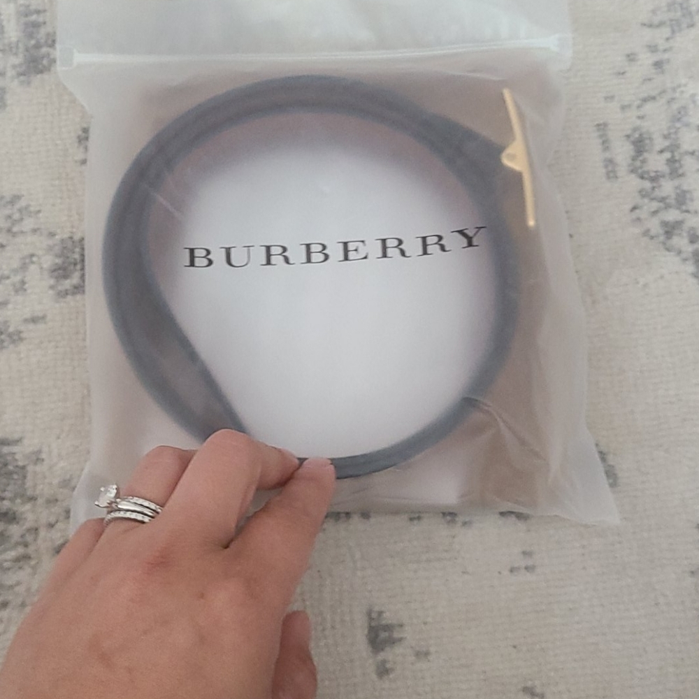 Burberry Plaid/Tan Reversible Belt
